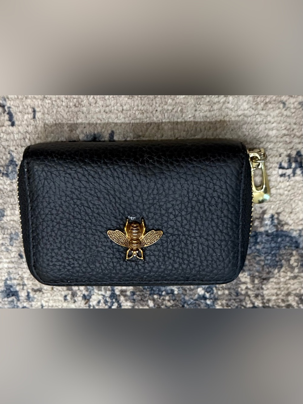 compact zip-around accordion card wallet